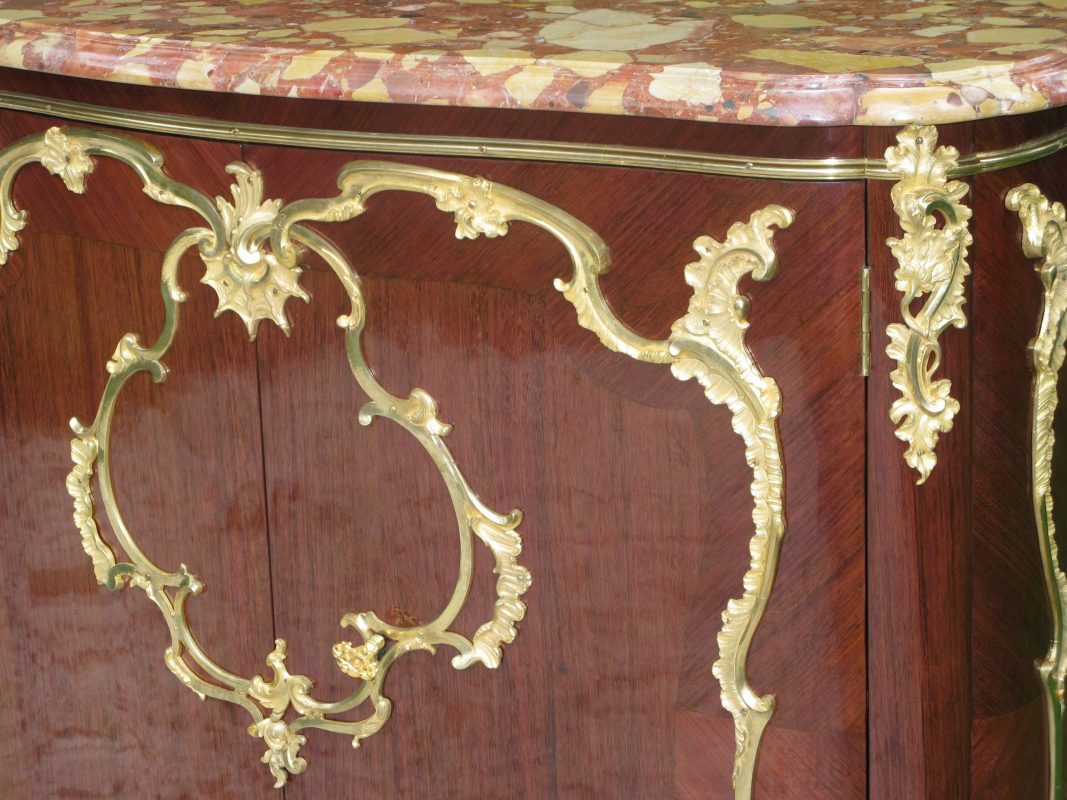 Dorure, Ébénisterie, Finition de luxe