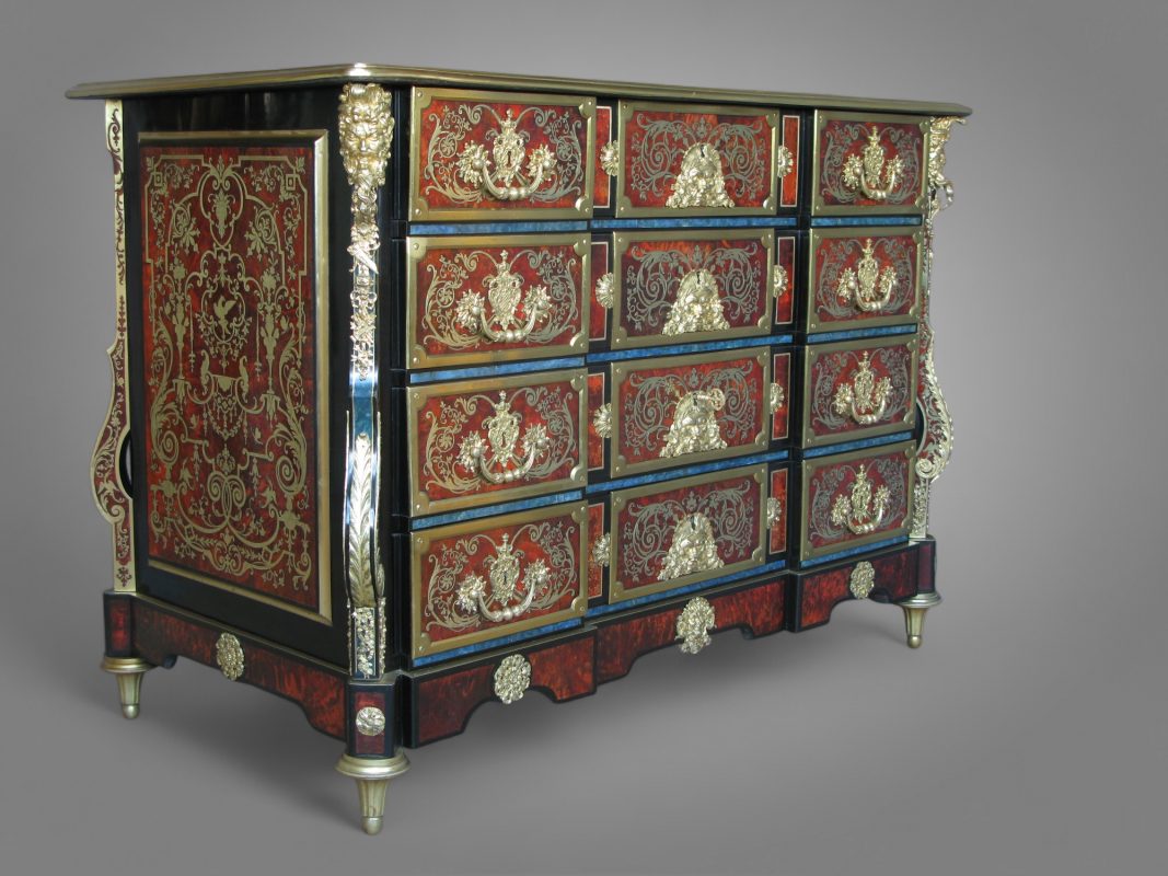 Ébénisterie d'art marqueterie Boulle - Master furniture restoration France