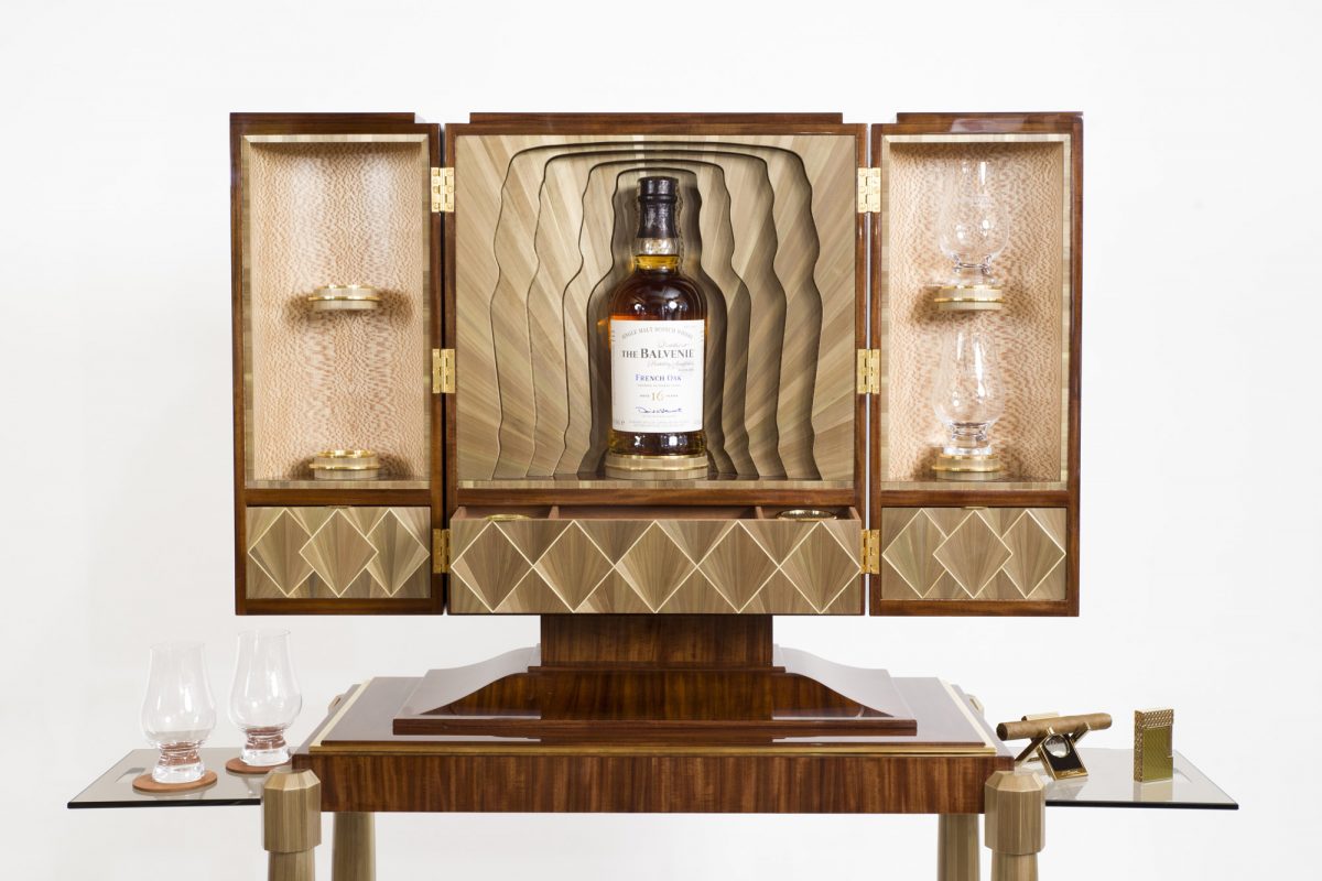 Ébénisterie création coffret luxe - Custom woodwork designer France