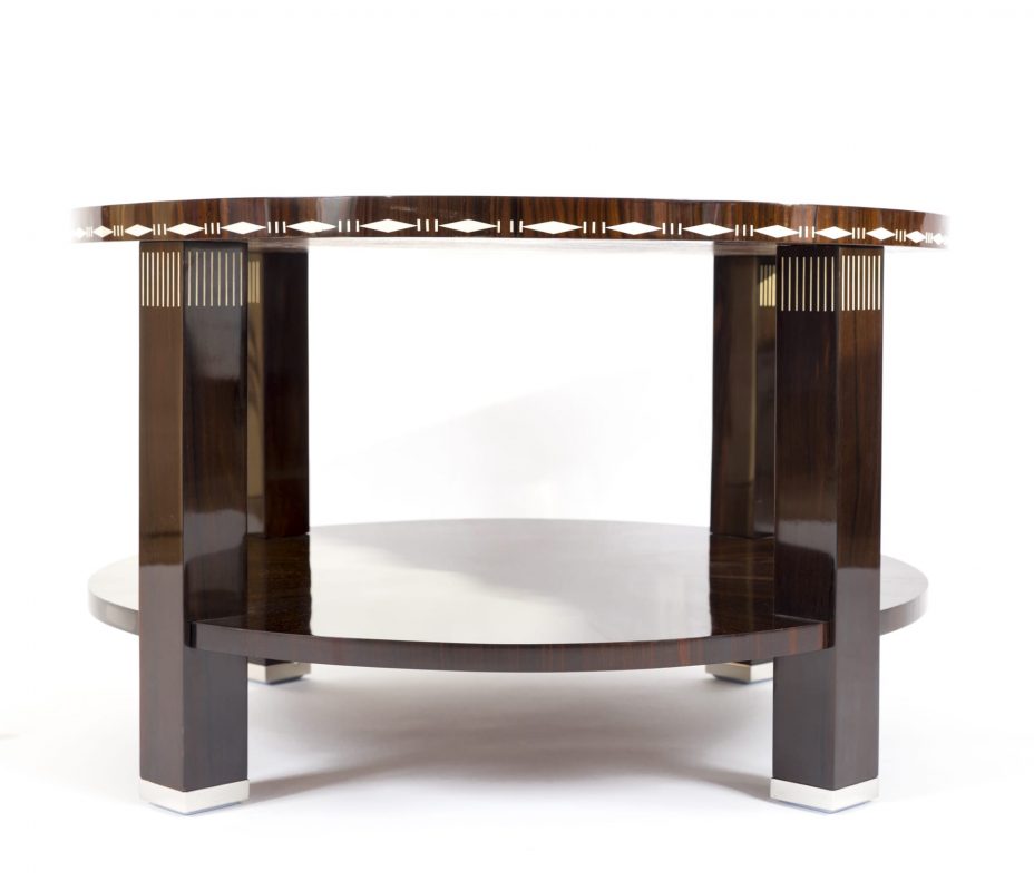 Ébénisterie Art Déco table Ruhlmann - Fine furniture expert France